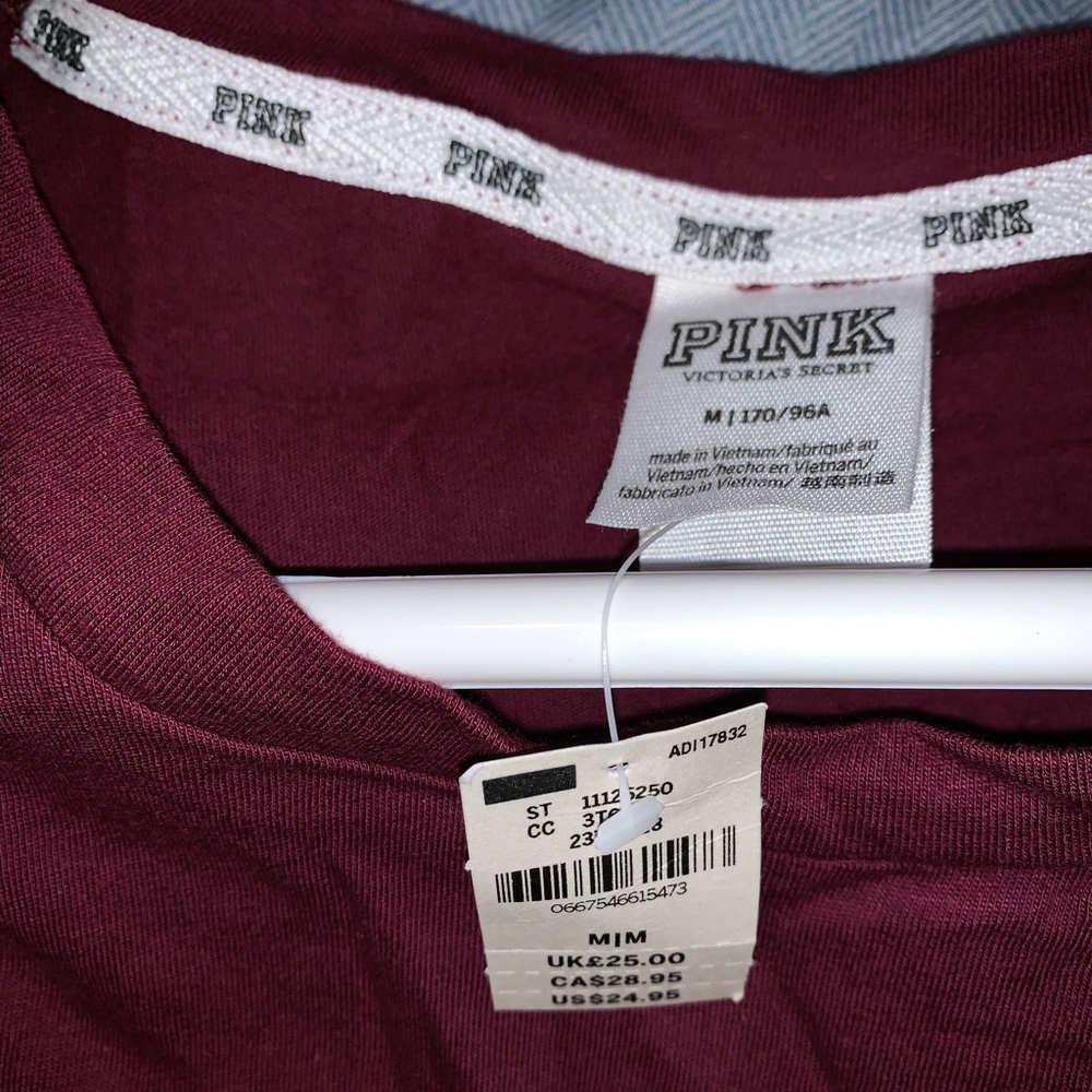 Burgandy Crop PINKVS